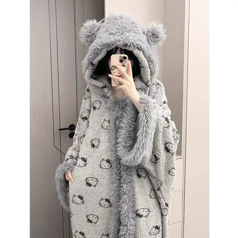 The Coziee | Kawaii Kitty Plush Robes