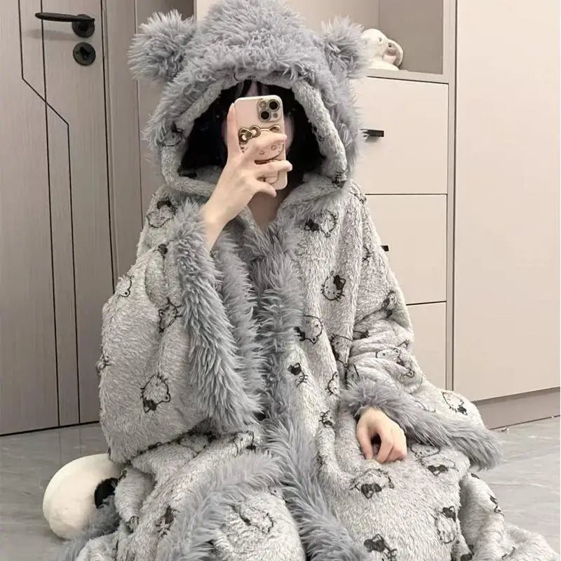 The Coziee | Kawaii Kitty Plush Robes