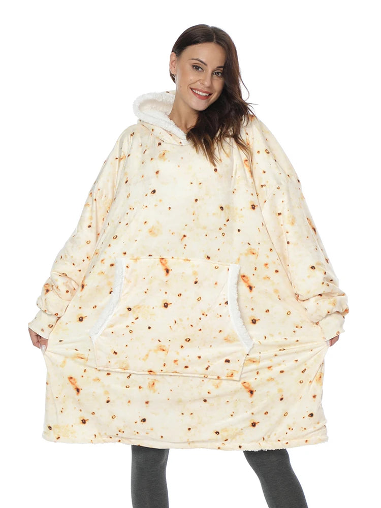 The Coziee | Oversized Tie-Dye Blanket Hoodie Sweatshirt