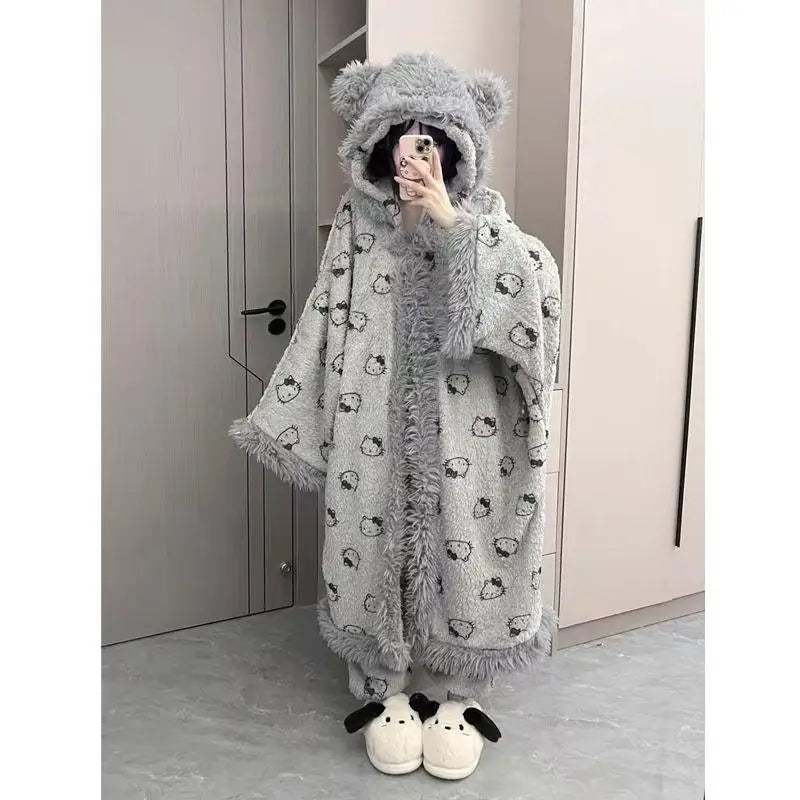 The Coziee | Kawaii Kitty Plush Robes