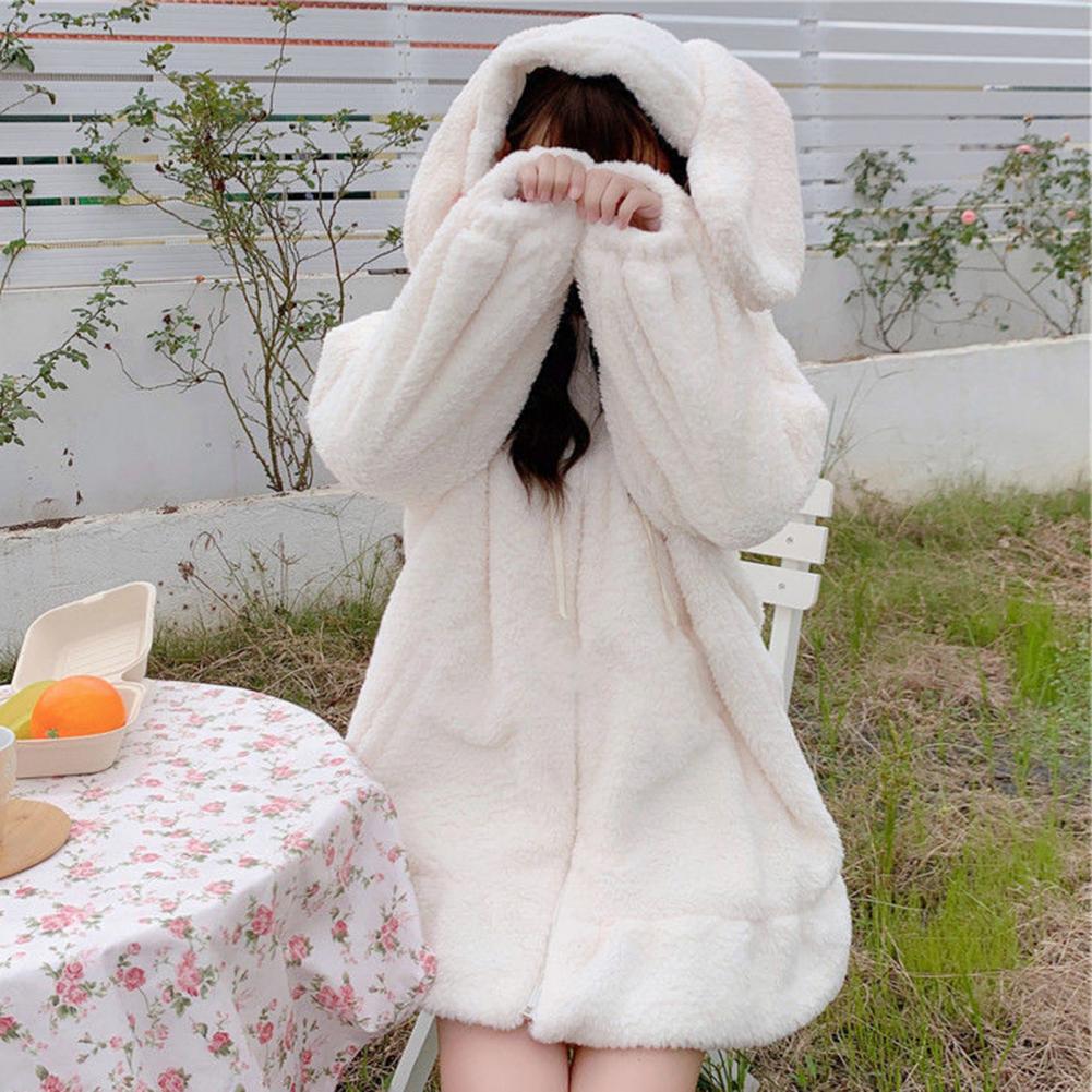 The Coziee | Oversized Bunny Ear Hoodie Blanket Sweatshirt