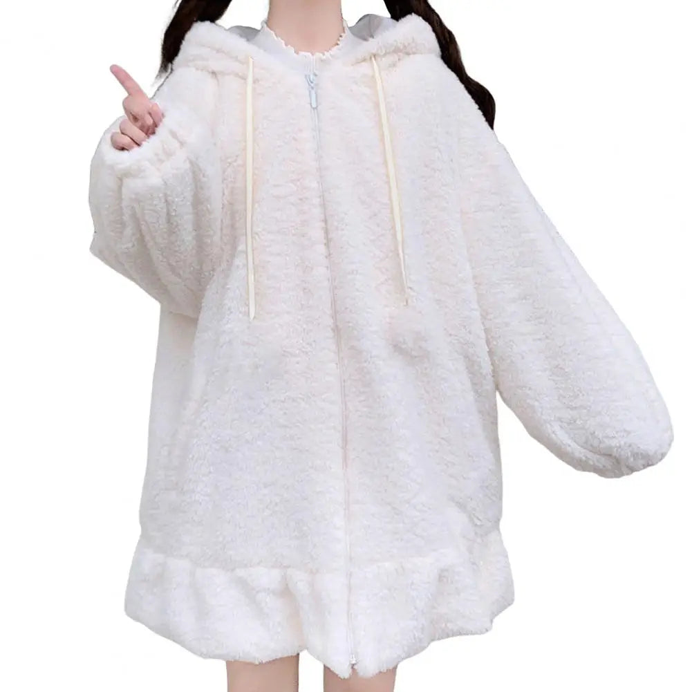 The Coziee | Oversized Bunny Ear Hoodie Blanket Sweatshirt