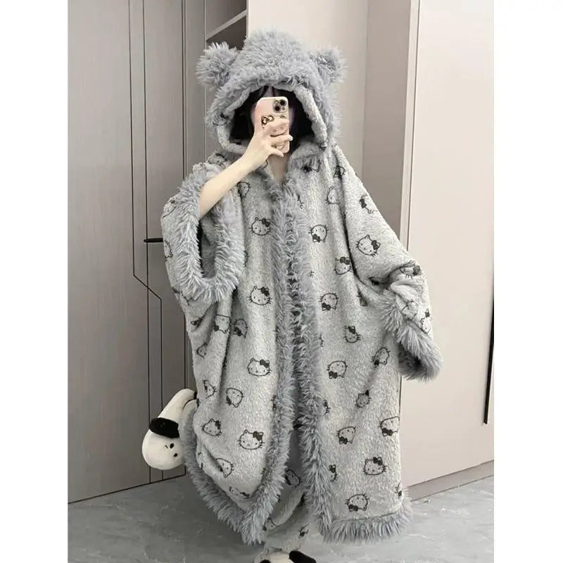 The Coziee | Kawaii Kitty Plush Robes