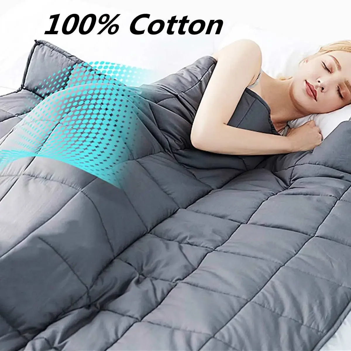 The Coziee | Deep Sleep Weighted Blanket – Ultimate Stress & Anxiety Relief