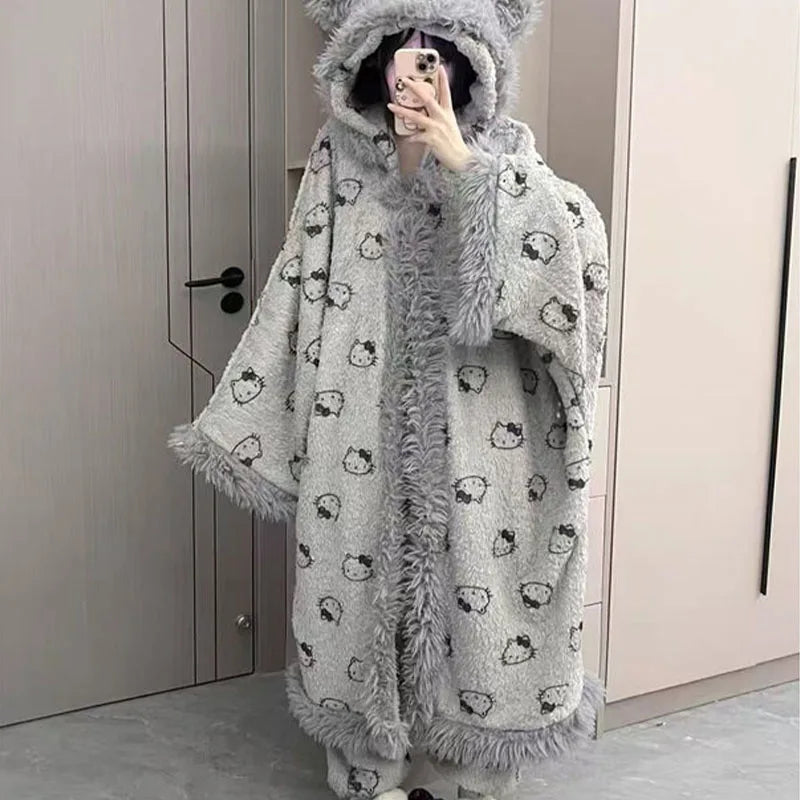 The Coziee | Kawaii Kitty Plush Robes