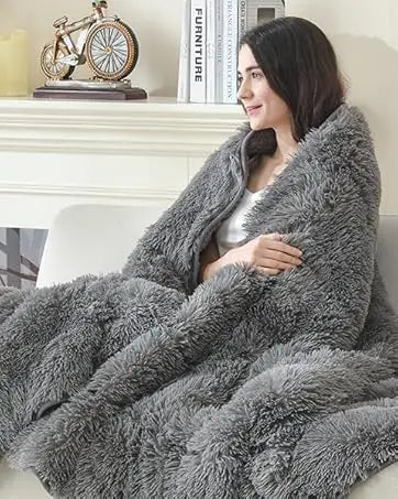 The Coziee | 15 lbs Queen-Size Weighted Blanket – Ultimate Comfort & Calming Warmth