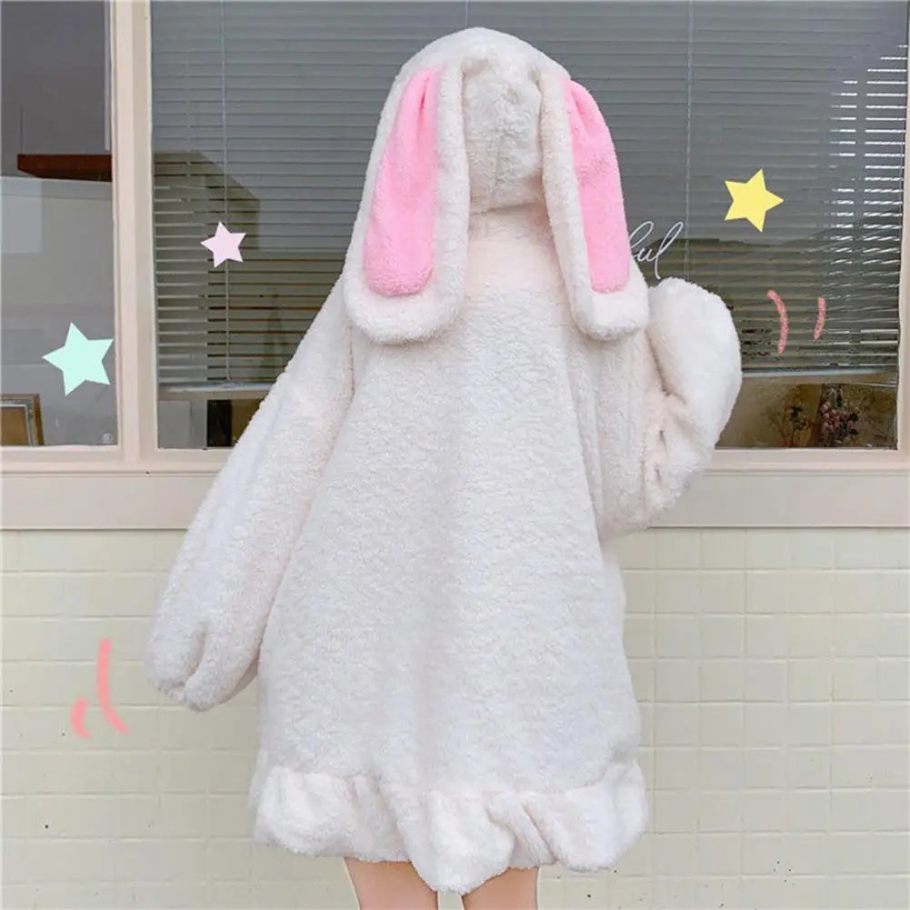 The Coziee | Oversized Bunny Ear Hoodie Blanket Sweatshirt